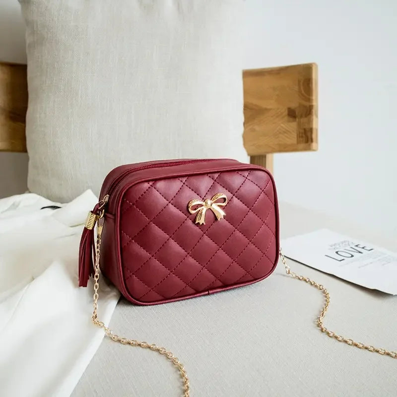 Celeste Embroidered Chain Bag