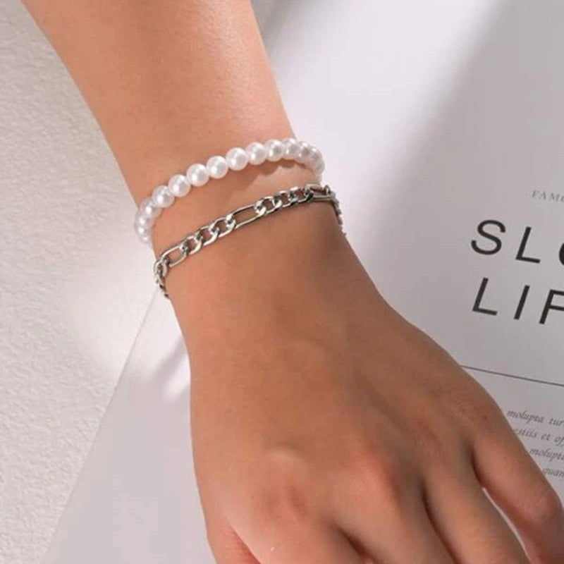 Stainless Steel Double-layer Bracelet