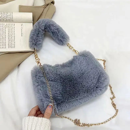 Sophie Plush Chain Bag